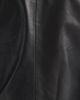 NOUR HAMMOUR NOUR HAMMOUR Sofie Leather Jacket with Genuine Shearling Trim - 5