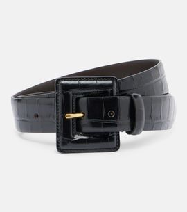 Nour Hammour Nour Hammour Soma croc-effect leather belt