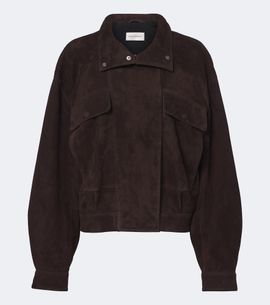 Nour Hammour Nour Hammour Suede blouson jacket