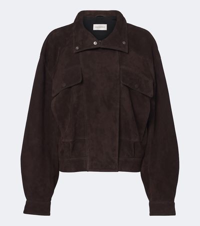 Nour Hammour Nour Hammour Suede blouson jacket
