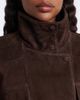 Nour Hammour Nour Hammour Suede blouson jacket - 3