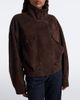 Nour Hammour Nour Hammour Suede blouson jacket - 5