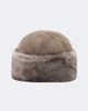 Nour Hammour Nour Hammour Toki suede and shearling hat - 4