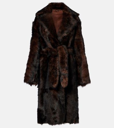 Nour Hammour Nour Hammour Uma shearling wrap coat