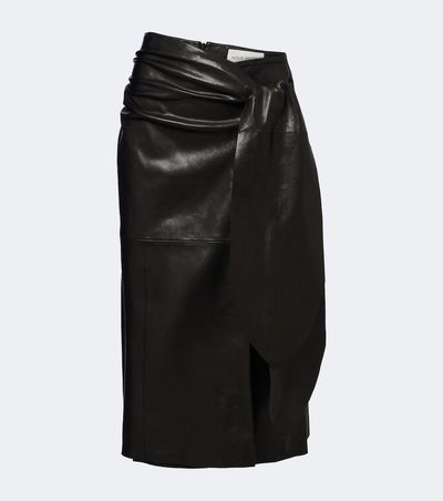 Nour Hammour Nour Hammour Viret leather skirt