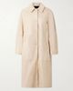 NOUR HAMMOUR Paneled calf hair coat - 1