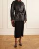 NOUR HAMMOUR Perrin belted full-grain jacket - 2