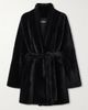 NOUR HAMMOUR Raquel belted paneled shearling coat - 1