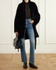 NOUR HAMMOUR Raquel belted paneled shearling coat - 2