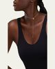 Nouvel Heritage 18K Pave Mini Latch Necklace - 2