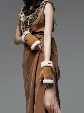 NSWE Lambskin Leather Weather-Resistant Handcrafted Gloves (NSW902CA)