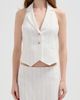 nuaje nuaje nuaje nuaje Le Tailored Halter Linen Vest - 1