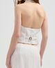 nuaje nuaje nuaje nuaje Le Tailored Halter Linen Vest - 2