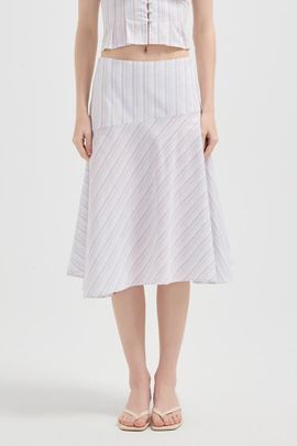 nuaje nuaje nuaje nuaje Lynn Flare Midi Skirt