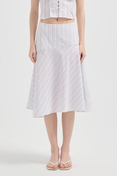 nuaje nuaje nuaje nuaje Lynn Flare Midi Skirt