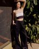 nuaje nuaje nuaje nuaje Mia Linen Twill Wide-leg Pants - 2
