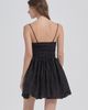 nuaje nuaje nuaje nuaje Reverie Twist Front Ruched Cotton Mini Dress - 4