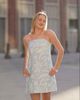 nuaje nuaje nuaje nuaje Rhea Strapless Mini Linen Dress - 4