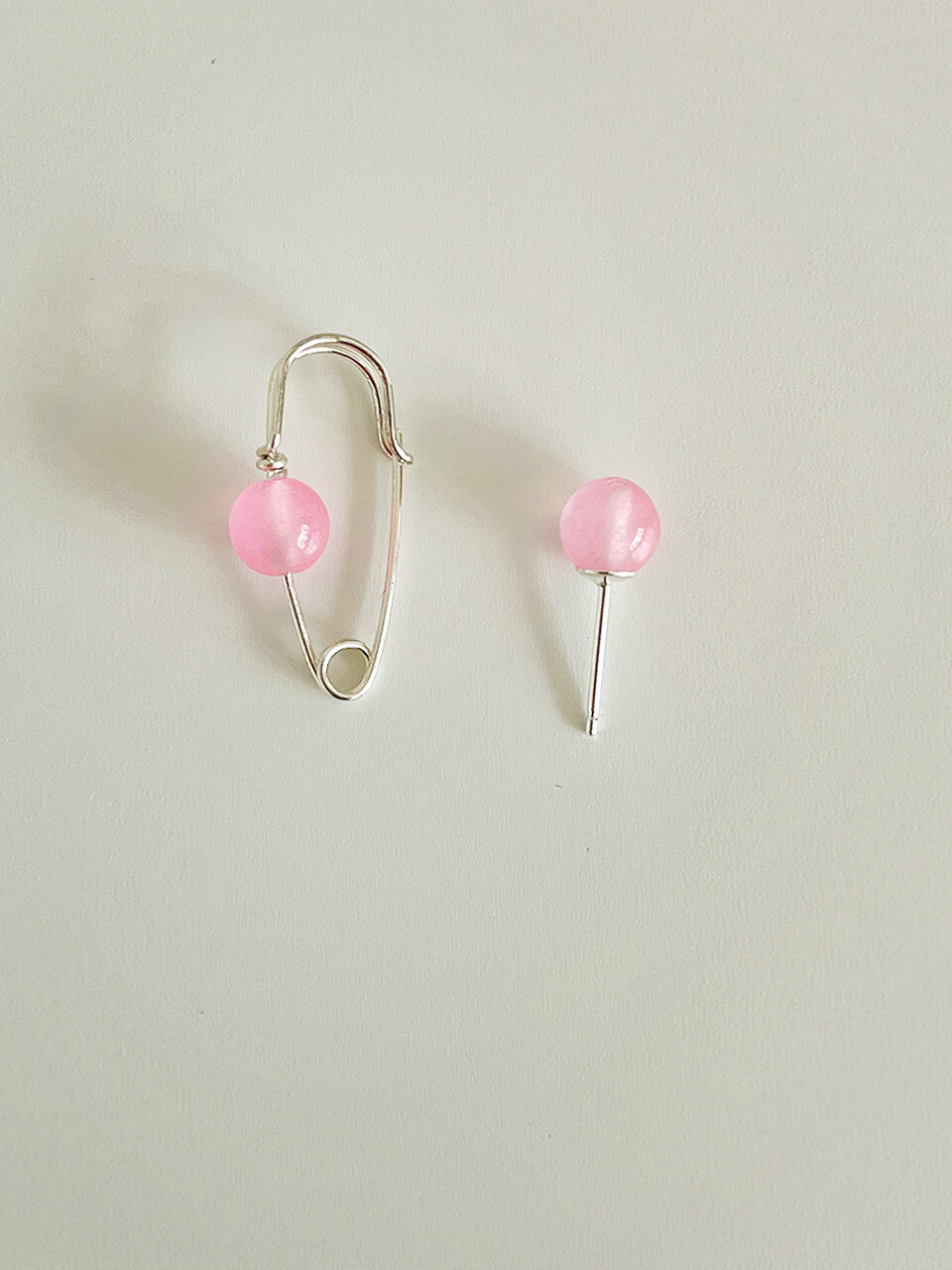 nuavo Pink Clip Earrings