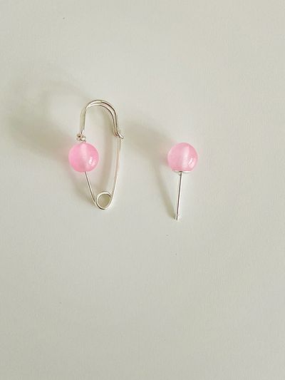 nuavo Pink Clip Earrings