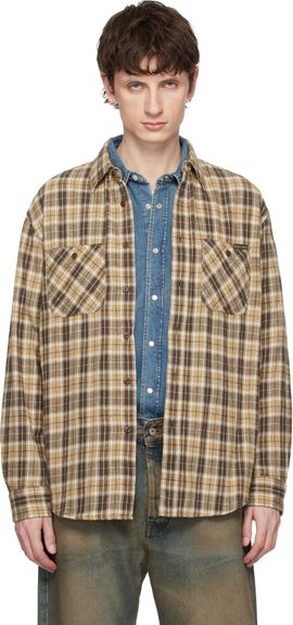 Nudie Jeans Nudie Jeans Brown Julian Worker Shirt