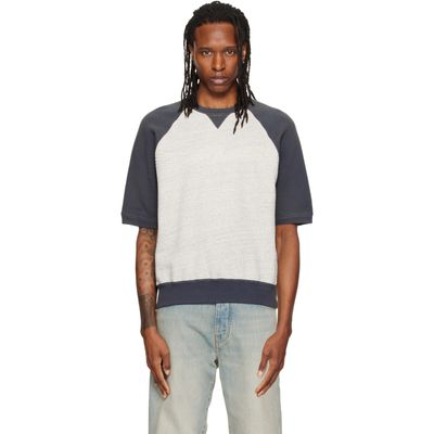 Nudie Jeans Nudie Jeans Gray Kaj Short Sleeve Embo Wave T-shirt
