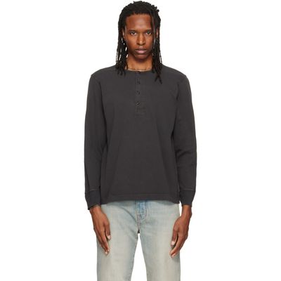 Nudie Jeans Nudie Jeans Gray Long Sleeve Henley