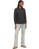 Nudie Jeans Nudie Jeans Gray Long Sleeve Henley - 4