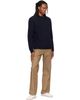 Nudie Jeans Nudie Jeans Navy August Rib Wool Sweater - 4
