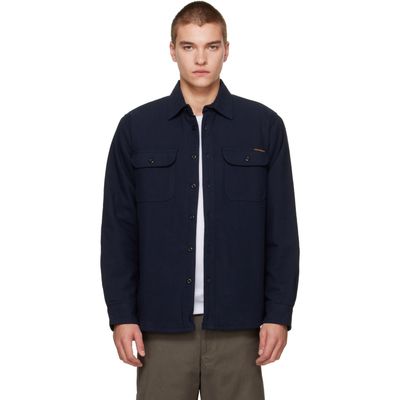 Nudie Jeans Nudie Jeans Navy Glenn Padded Shirt