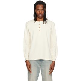 Nudie Jeans Nudie Jeans Off-White Long Sleeve Henley