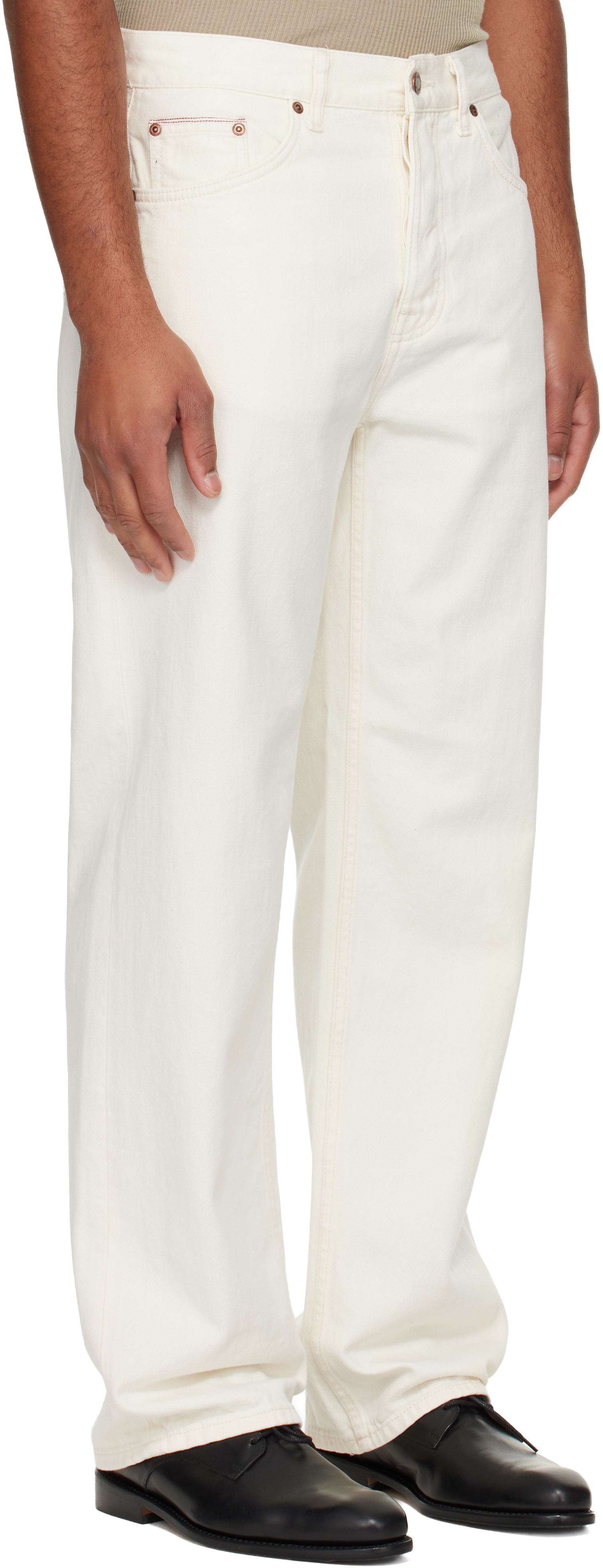 Nudie Jeans - Off-White Tuff Tony Jeans