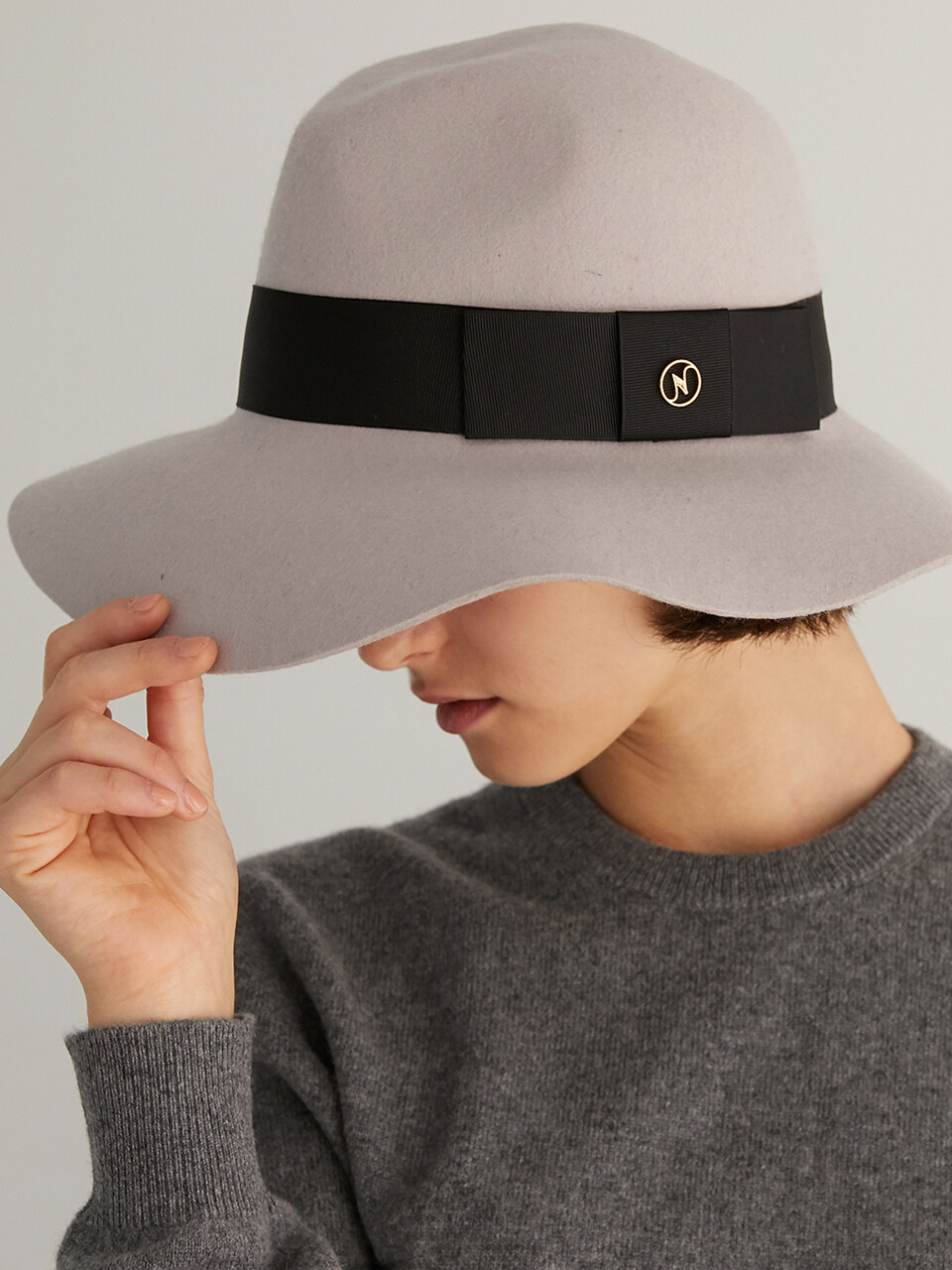 NUHAT Natural fedora nuhat ( Dark Beige )