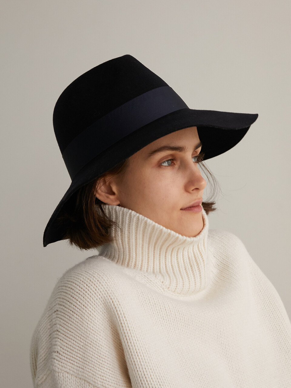 NUHAT Natural fedora nuhat ( navy )