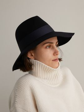 NUHAT Natural fedora nuhat ( navy )