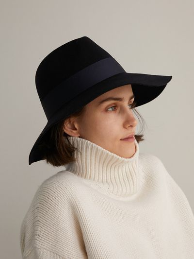 NUHAT Natural fedora nuhat ( navy )