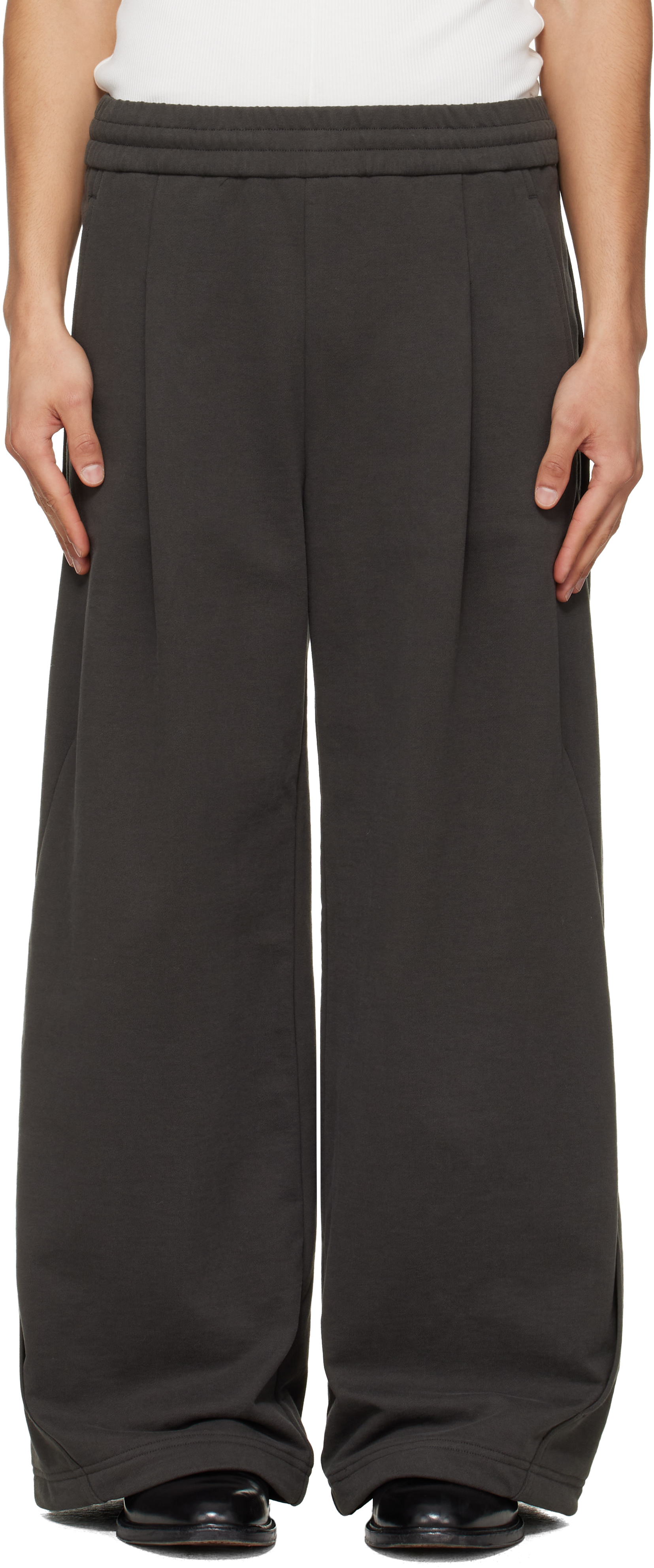NULLUS - Gray Interweaved Sweatpants
