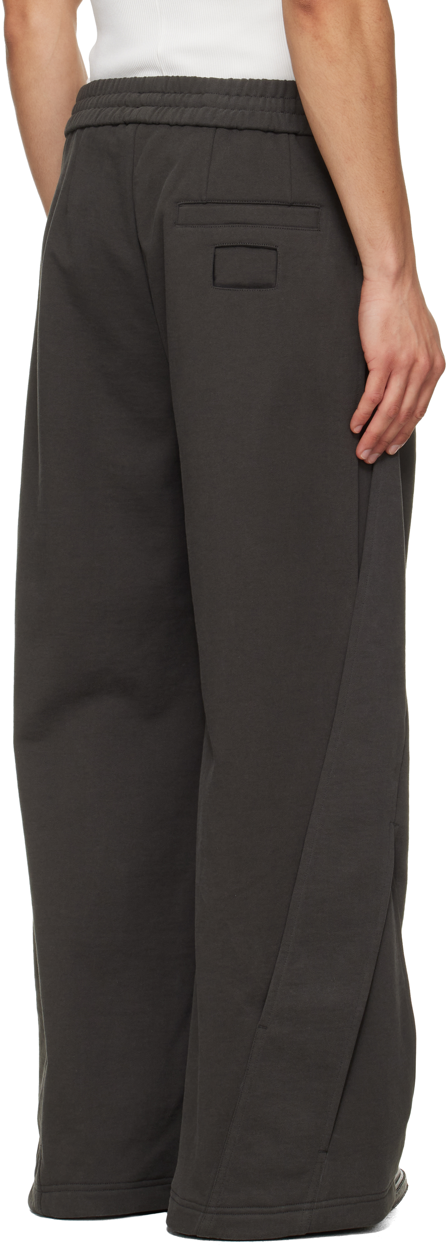 NULLUS - Gray Interweaved Sweatpants