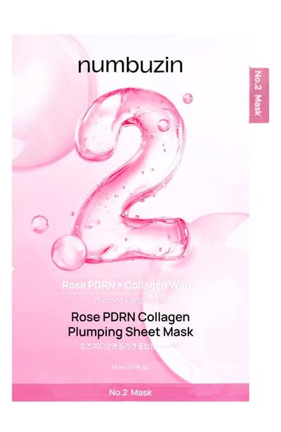 Numbuzin Numbuzin 5-Pack No.2 Rose PDRN Collagen Sheet Masks 