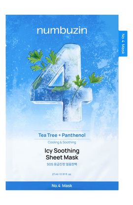 Numbuzin Numbuzin 5-Pack No.4 Icy Soothing Sheet Masks 