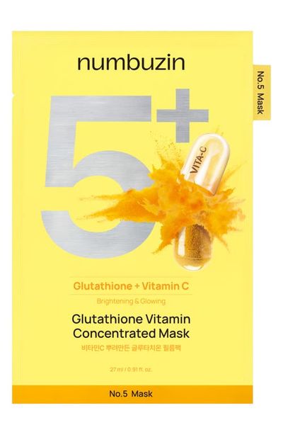 Numbuzin Numbuzin 5-Pack No.5 Glutathione Vitamin C Sheet Masks 