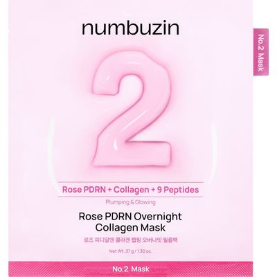 Numbuzin Numbuzin No.2 Rose PDRN Overnight Collagen Mask 