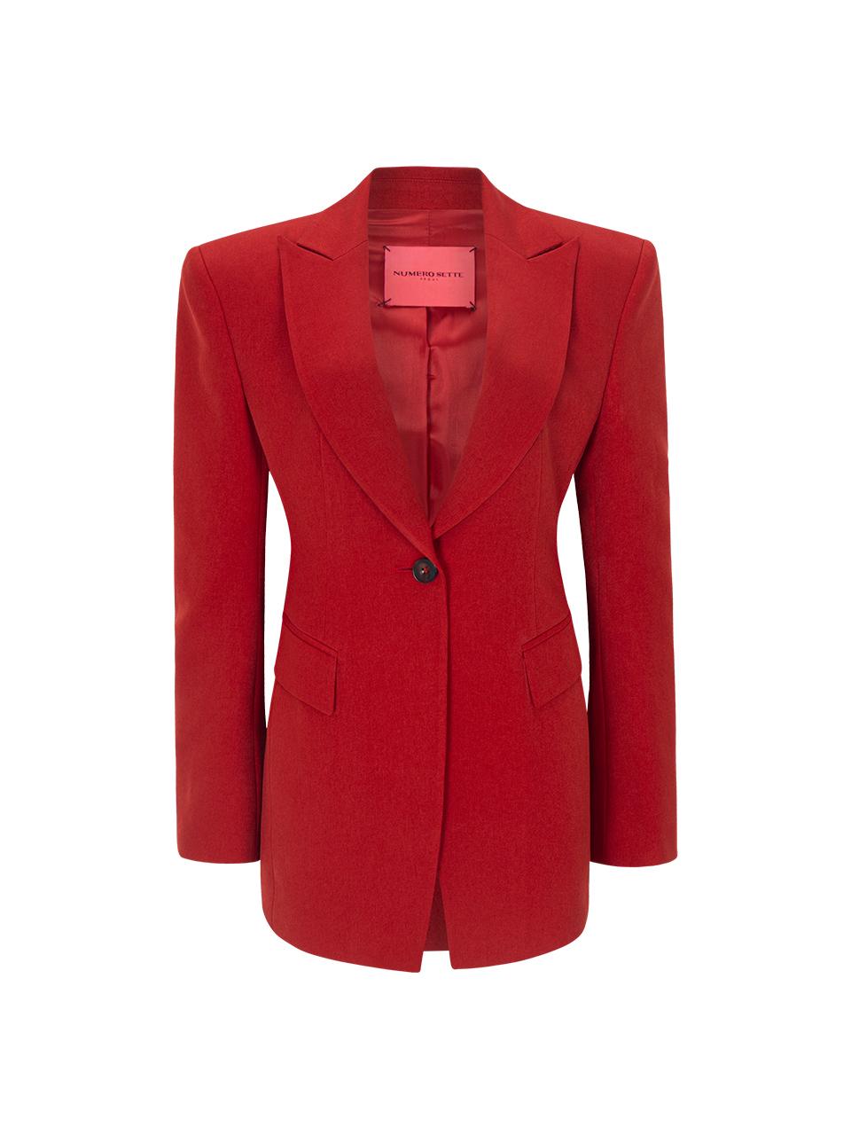 NUMERO SETTE Over Shoulder Tailored Jacket [Red]