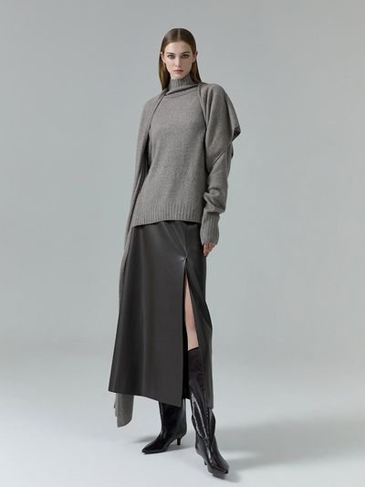 NUMERO SETTE Whole Garment Wool Fur Muffler