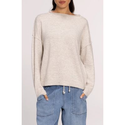 nuuds nuuds Cozy Knit Mock Neck Sweater