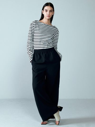 NUVO.10 Banding Wide Slacks