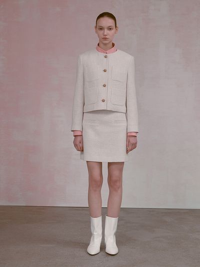 NUVO.10 Classic Tweed Mini Skirt