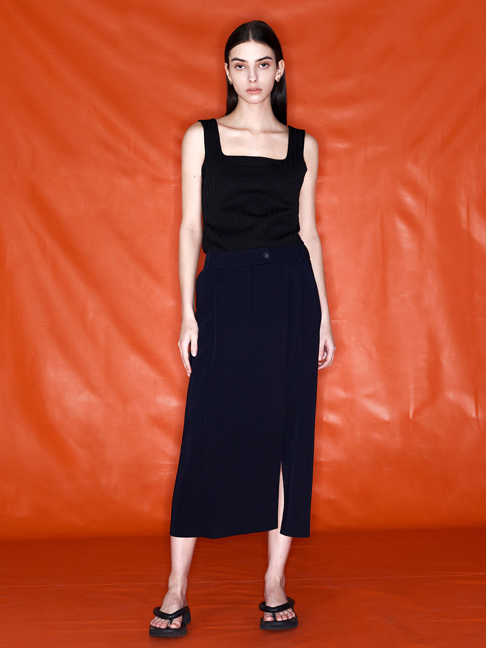 NUVO.10 Venoah Slit Long Skirt