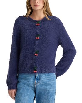 Nvlt Nvlt Cherry Button Crewneck Cardigan