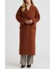 NVLT NVLT Double Breasted Faux Wool Cocoon Coat - 1